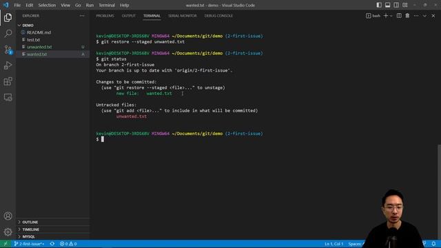 Git Restore смотреть онлайн