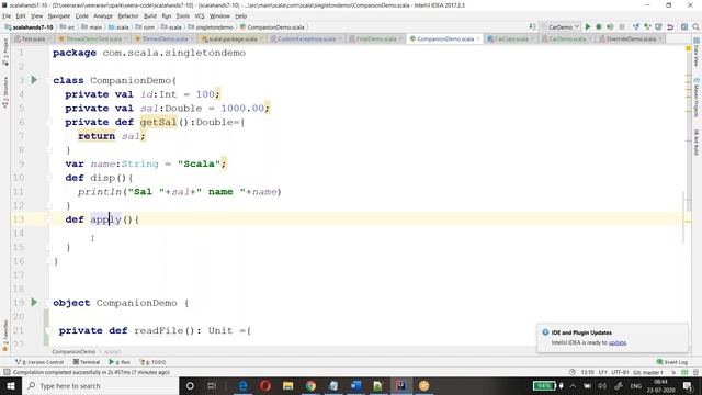 scala cust exception companion 23 07 2020 смотреть онлайн