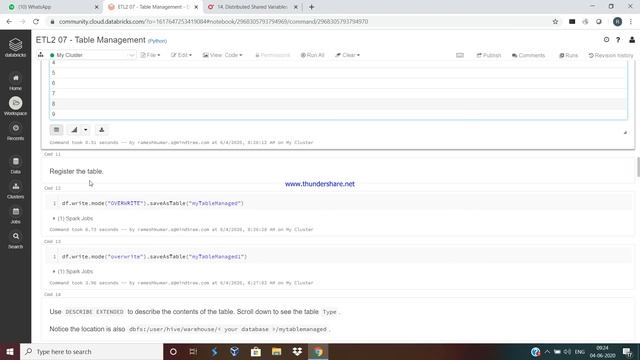 Spark Transaction Management смотреть онлайн