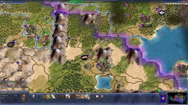 "Civilization IV", random tribe - France #14, Warlord difficulty, random setup, no commentary смотреть онлайн