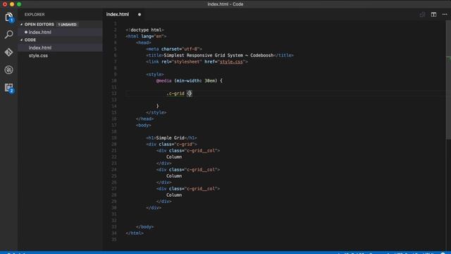 Most Simple CSS Grid System Ever! смотреть онлайн