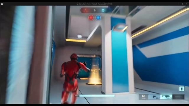 Unreal Engine 5 Lyra Starter Game Capture the Flag Mode #UE5 смотреть онлайн