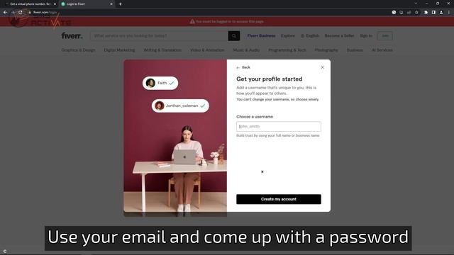 Create a Fiverr Account without Phone Verification: Guide Using Virtual Number for SMS смотреть онлайн