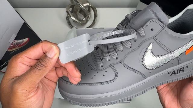 PARIS EXCLUSIVE NIKE OFF WHITE AF 1?!?! ”GHOST GREY” **WITH ON FOOT** смотреть онлайн