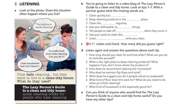 ENGLISH FILE pre-intermediate. 4A. Who does what? p.31, ex.4.11 смотреть онлайн