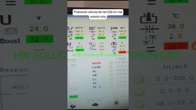 Fuga De Válvula De Riel 028 Prueba En Banco
