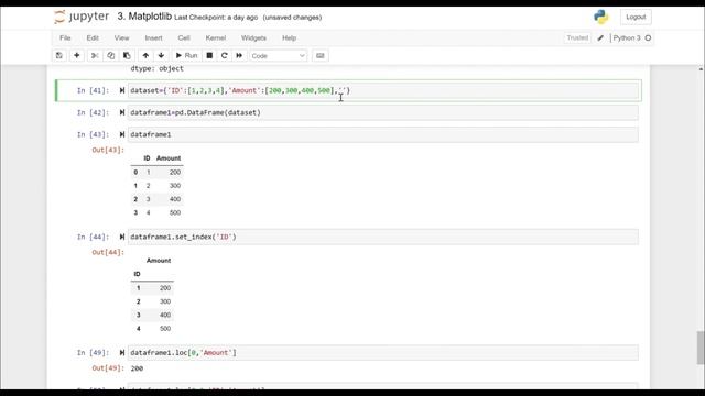 Python (pandas) :- .loc for slicing (part1) смотреть онлайн