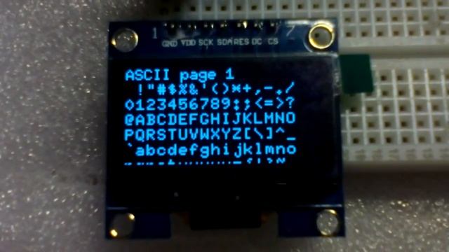 Подключение LED дисплея 128x64 1 3 SP смотреть онлайн