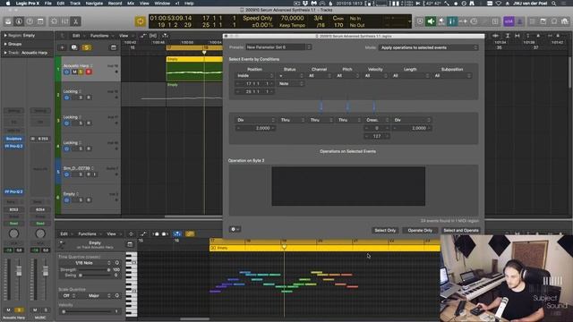 Logic Pro X - Meta-Events & The Transform Window - SubjectSound смотреть онлайн