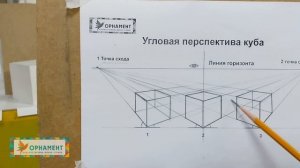 Перспектива фронтальная и угловая. Как нарисовать куб? Урок по основам академического рисунка.