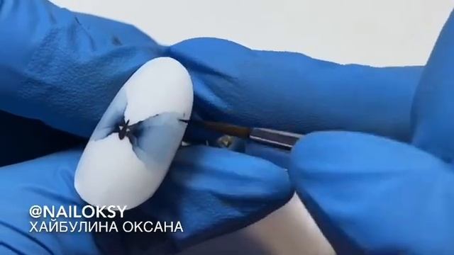 Бабочка акварель на ногтях butterfly nails смотреть онлайн