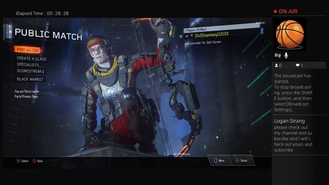 Logan broadcast call of duty смотреть онлайн