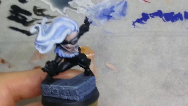 CMON-Marvel United Black Cat painting process смотреть онлайн