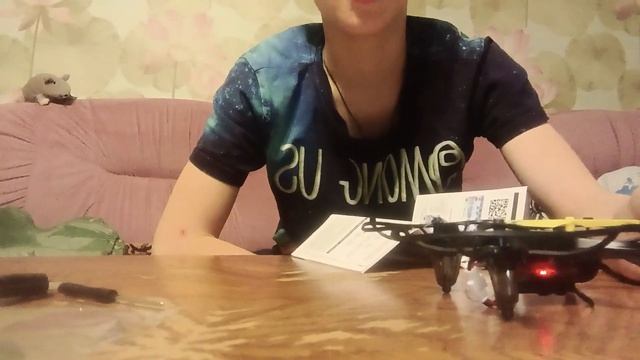 Обзор на квадрокоптер+подключение к камере смотреть онлайн