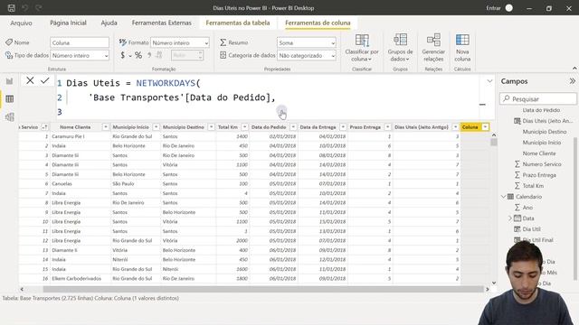 Nova Função NETWORKDAYS para Calcular Dias Úteis no Power BI смотреть онлайн