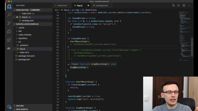 Tensorflow JS Object Detection - Security Camera смотреть онлайн