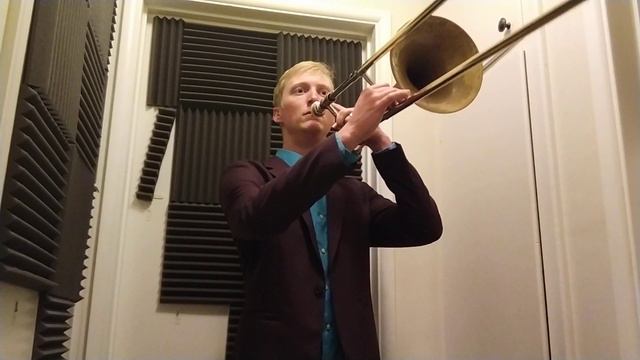 Ferdinand David, Op. 4 Concertino for Trombone and Piano (last note) смотреть онлайн