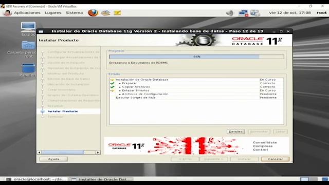 Instalación BD Oracle 11g en Linux смотреть онлайн