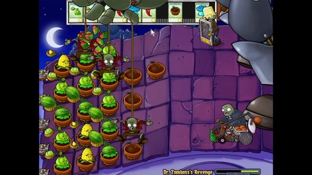 Plants vs Zombies - Dr. Zomboss' Revenge (+ Golden Sunflower Trophy) смотреть онлайн