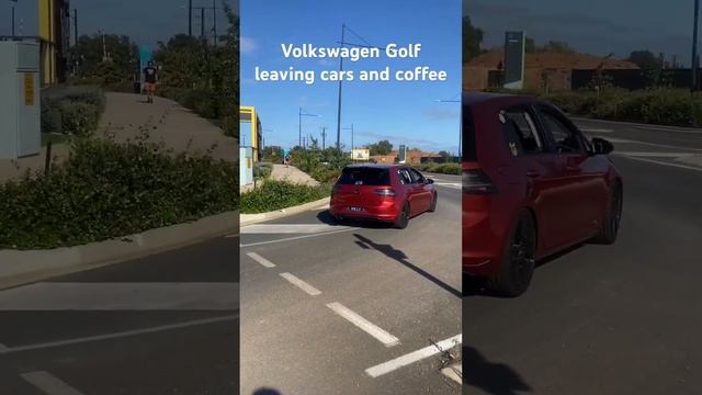 Volkswagen Golf leaving cars and coffee #automobile #car #carmeet #volkswagen смотреть онлайн