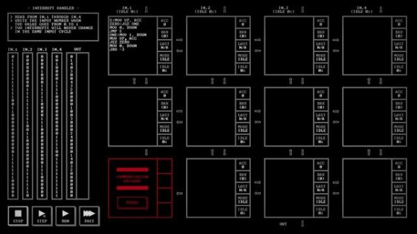 TIS-100 Level 9 Walkthrough (Interrupt Handler)