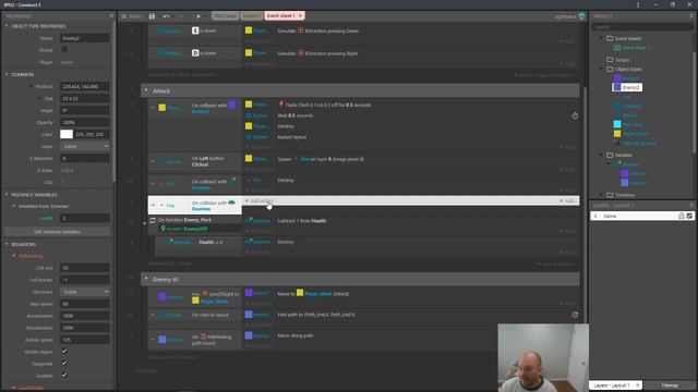 Construct 3 Top Down RPG Part3 смотреть онлайн