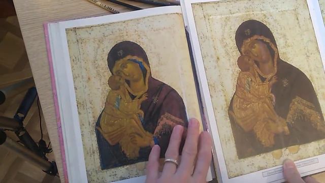 Какая основа у синих коллеров. Разные альбома, разная печать одной и той же иконы. смотреть онлайн