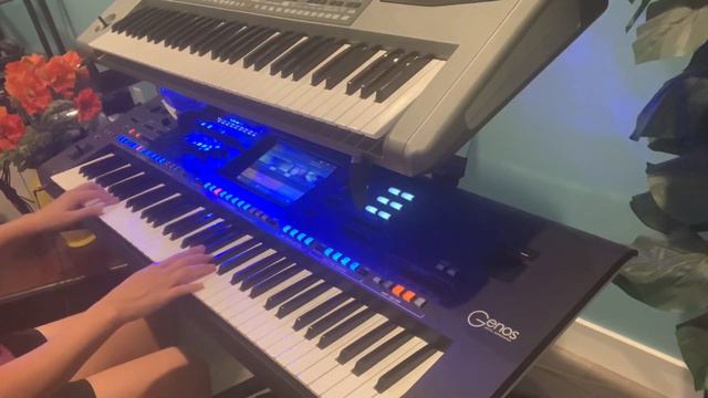Una Paloma Blanca - Cover on Yamaha Genos смотреть онлайн
