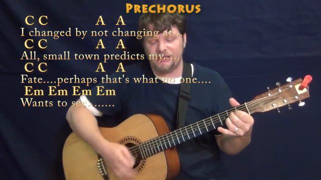 Elderly Woman Behind the Counter in a Small Town - Guitar Cover Lesson with Lyrics/Chords смотреть онлайн