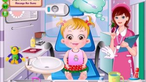 Уход за зубками малышки Хейзел!