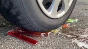 Crushing Crunchy & Soft Things by car! Experiment Car vs Buzz Lightyear Toy Story