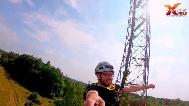 Прыжки с веревкой 65 метров Калуга! Прыгает - Корнелюк Виктор! Что подарить другу в Калуге? смотреть онлайн