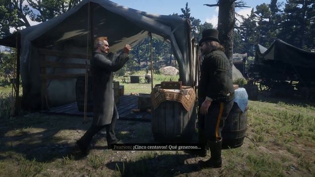Red Dead Redemption 2 - Pearson Encuentra al Reverendo Swanson R0band0le a la Banda - Secreto смотреть онлайн