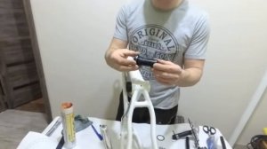 Установка системы шатунов на каретках Hollowtech2.