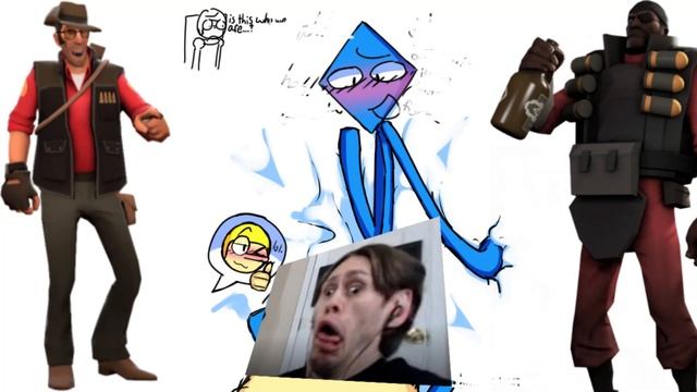 DEMOMAN AND SNIPER REACT TO DAVE AND BAMBI R34 ART смотреть онлайн