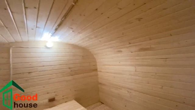 обзор на баню бочку квадро 6 метров 2 секции смотреть онлайн