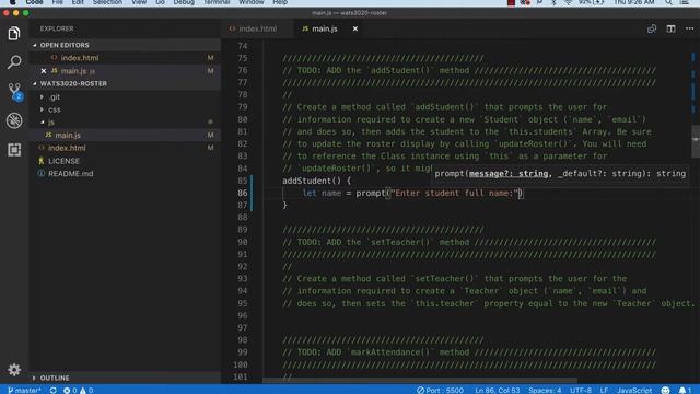 WATS-3020-Week-5-Roster-Walkthrough смотреть онлайн