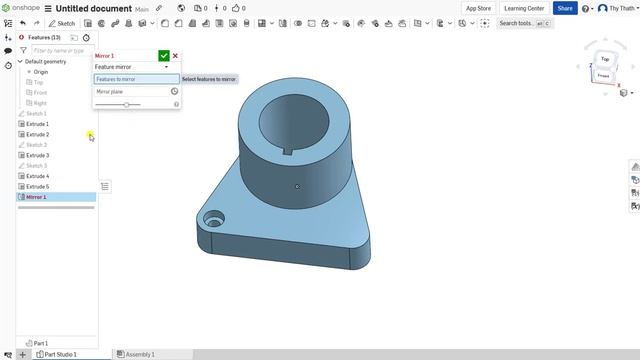 Cad Exercise For Beginner in Onshape Creating the construction sketch смотреть онлайн