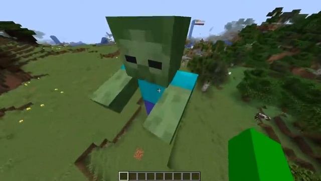 КАК ЗАСПАВНИТЬ ГИГАНСТКОГО ЗОМБИ В МАЙНКРАФТ! смотреть онлайн