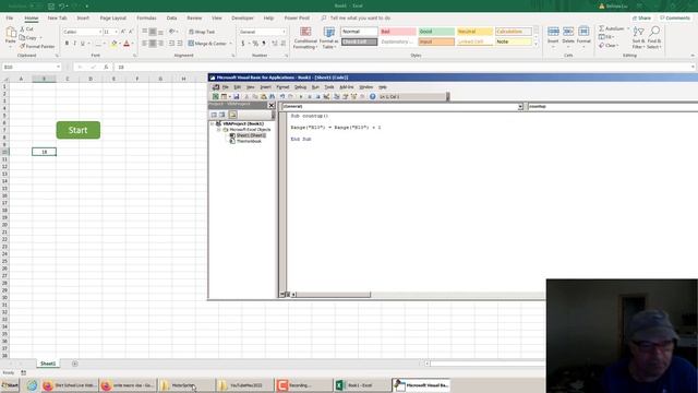 The Start-Pause VBA Macro for Excel Animation Tutorial , part 1 смотреть онлайн
