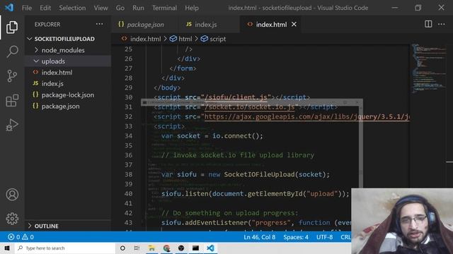 Build a Socket.io Image Gallery or Multiple Files Upload CRUD App in Node.js & Express in Browser смотреть онлайн