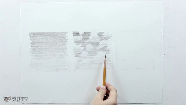 DrawFox. Рисунок карандашом для начинающих. Урок 2-3. Небо.