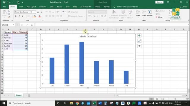 Exporting Graphs Made in MS Excel as a Separate Graphic File [Urdu/Hindi] смотреть онлайн