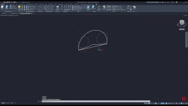 Как создавать 3D модели сложной формы в AutoCAD 2022 | How to create 3D models of complex shapes