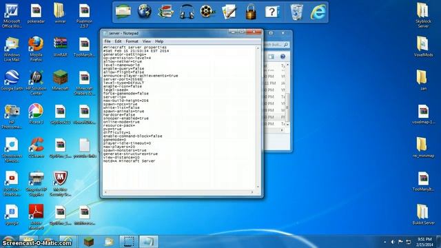 How To Make A Minecraft 1.7.2 / 1.7.4 Bukkit Server (watch in 720) смотреть онлайн