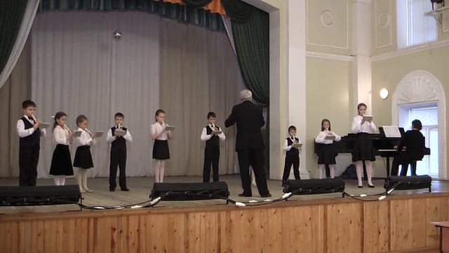 ансамбль блокфлейтистов Соловушка, г Железногорск Бубенчики, Старинная французская песенка, Малин смотреть онлайн