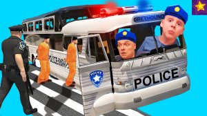 ЛОВИМ Беглых ПРЕСТУПНИКОВ на ПОЛИЦЕЙСКОМ Автобусе!!! Погоня от Игорюшины Игруши