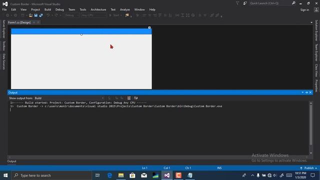 How to Create C# Custom Border Style Part 1 смотреть онлайн