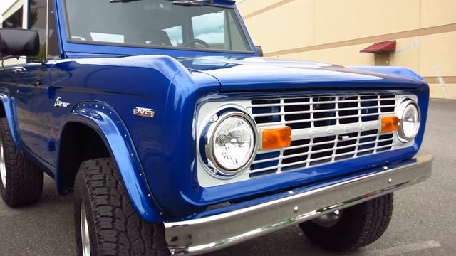 1969 Ford Bronco Vista Blue смотреть онлайн
