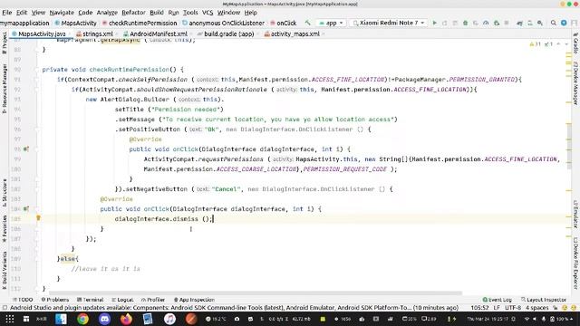 Location Runtime Permission | Google Maps | Android Studio | Android Tutorial смотреть онлайн